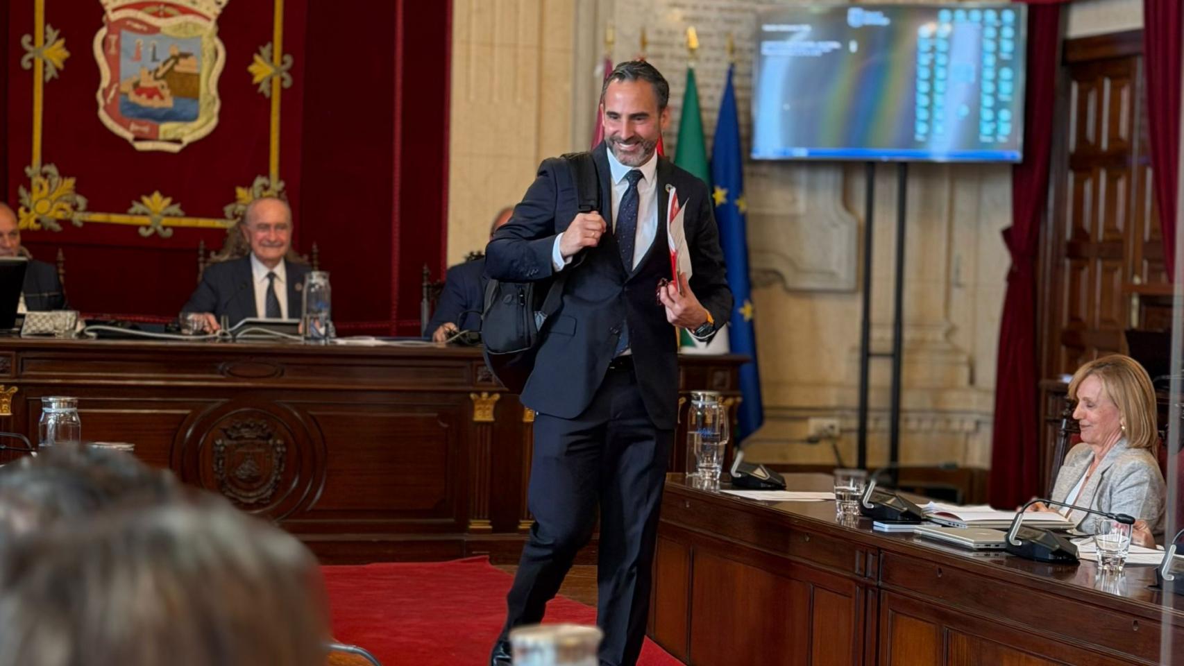 Daniel Pérez, en su despedida.