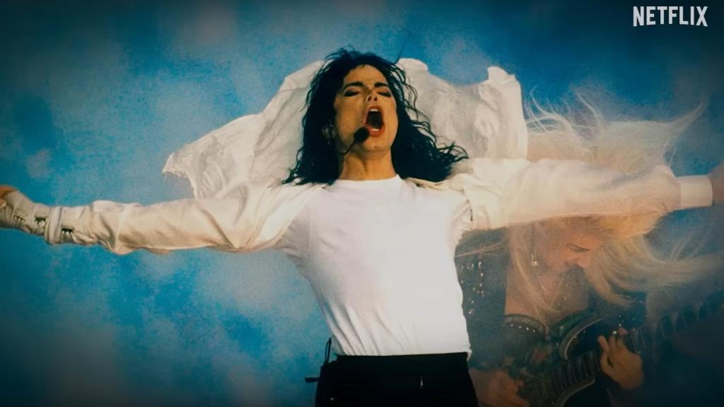 Michael Jackson en un clip de 'Michael Jackson: el veredicto' de Netflix.