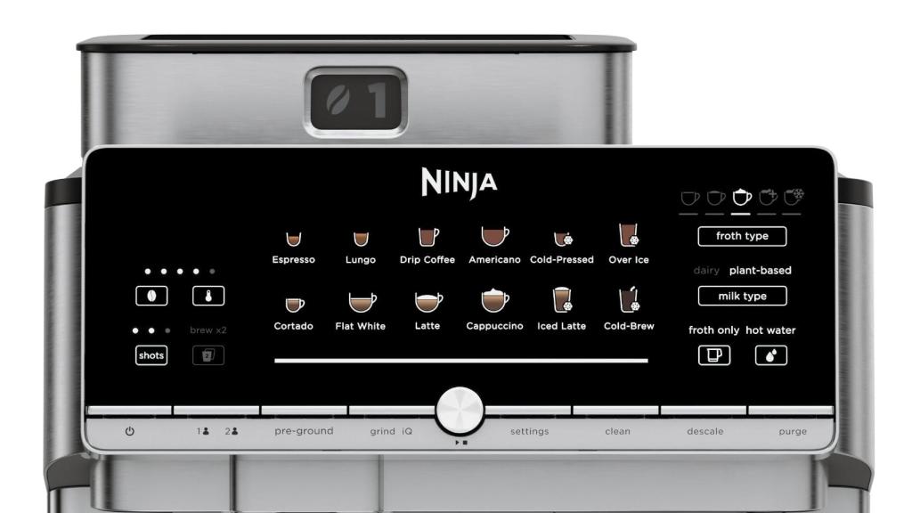 Pantalla de la Ninja AutoBarista Pro