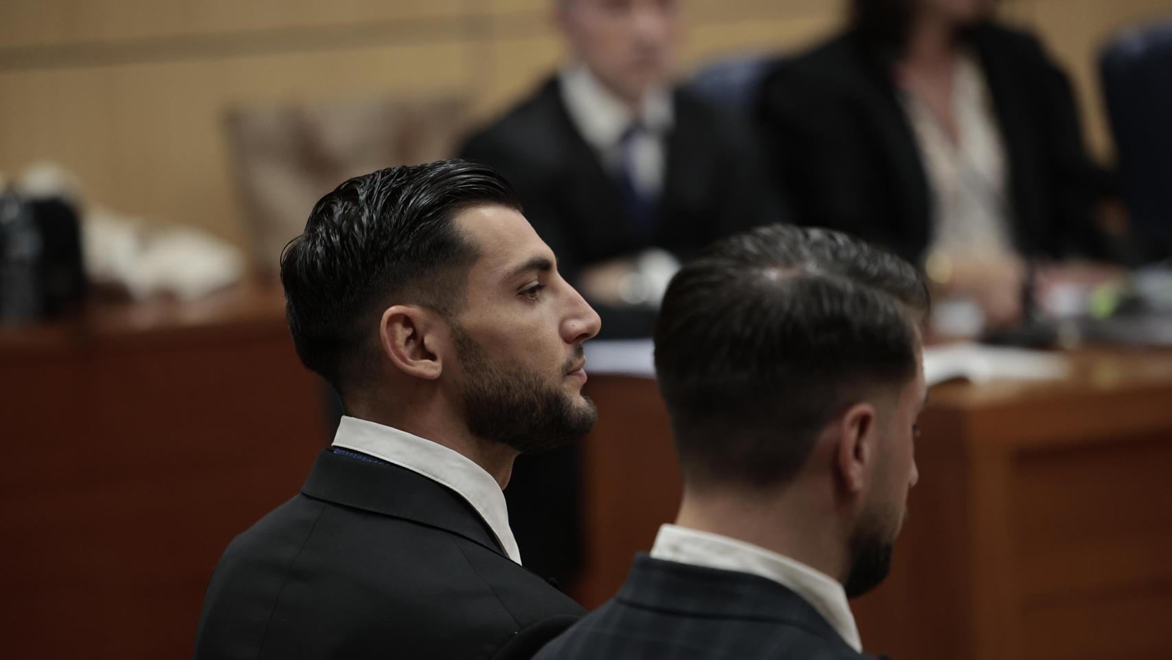 El futbolista Rafa Mir durante el juicio en la Ciudad de la Justicia de Valencia. 