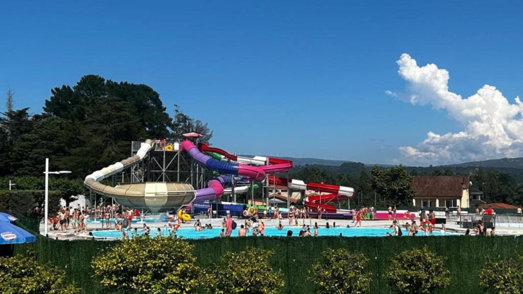 Algunas de las instalaciones actuales del Parque acuático de Monterrei