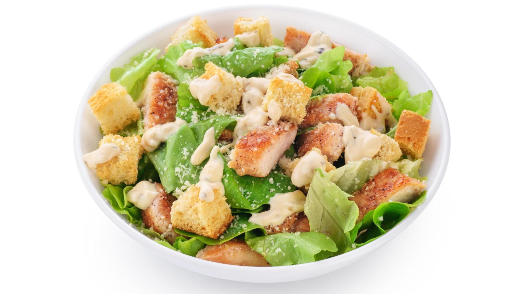 Una ensalada César 'a la española'. 