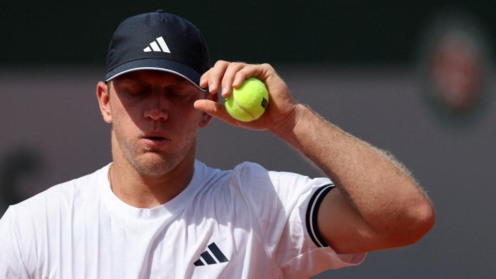 Davidovich durante el Roland Garros.