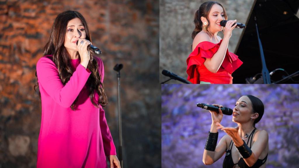 Las cantantes, en un 'collage' de Magas.