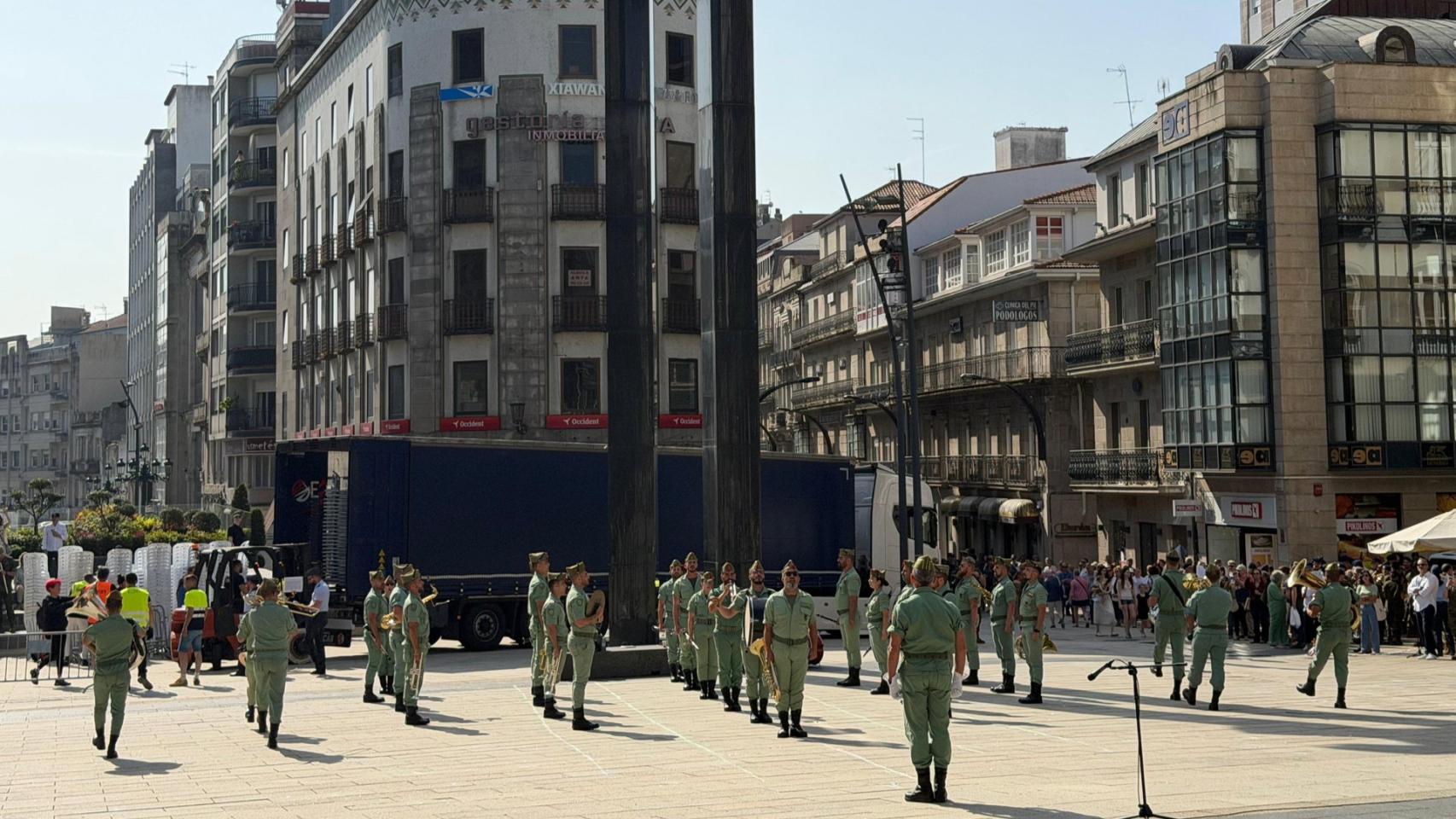 Imagen de un ensayo en Vigo.