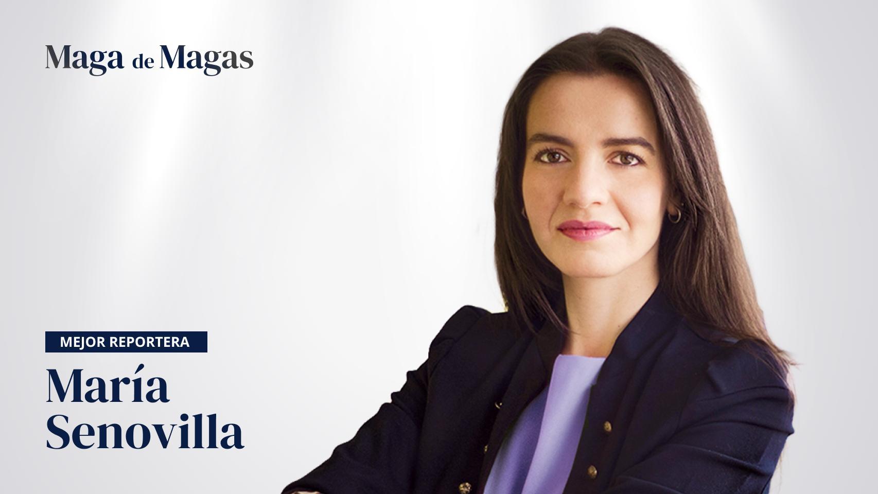 María Senovilla, premio Maga de Magas a la mejor reportera.