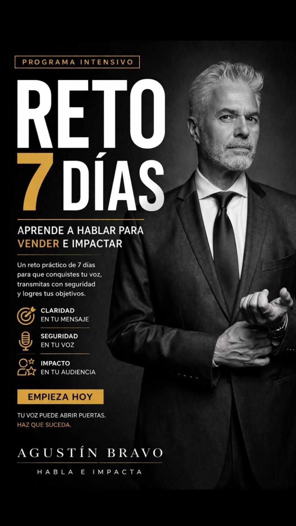 Agustín Bravo, en sus redes sociales.