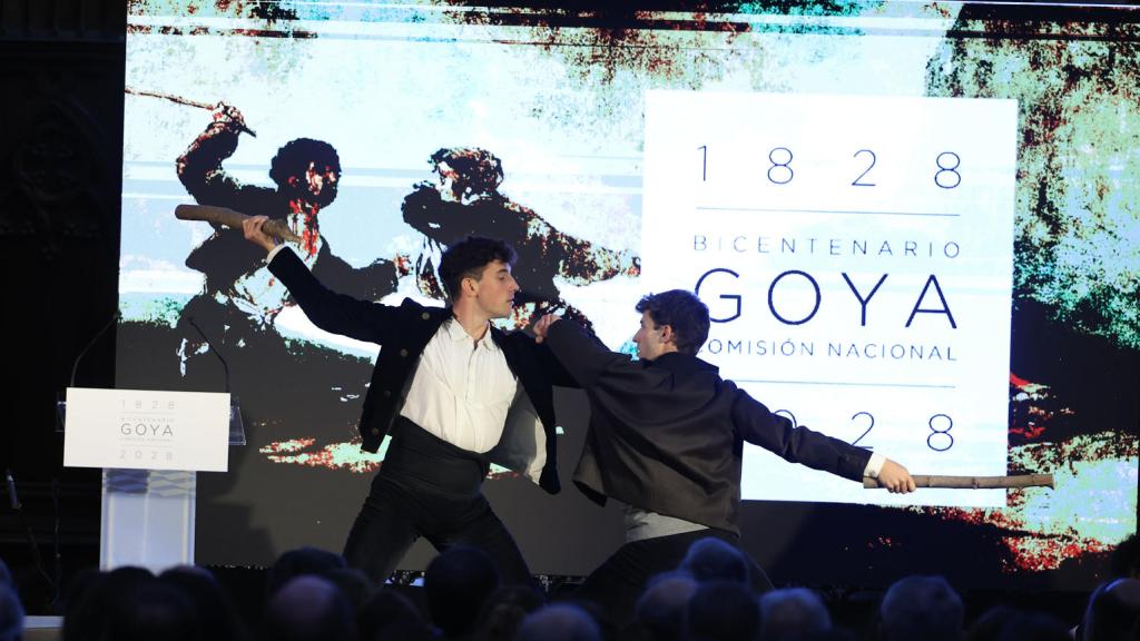 El acto ha tenido actuaciones que han fusionado la música y el baile con las pinturas de Goya.