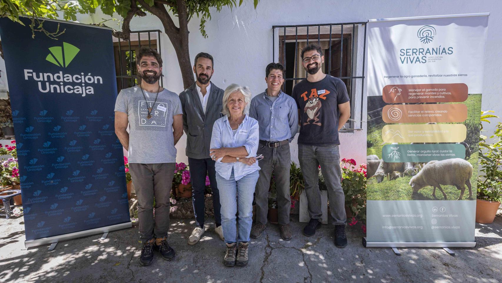 Presentación de las becas Fundación Unicaja y Serranías Vivas.