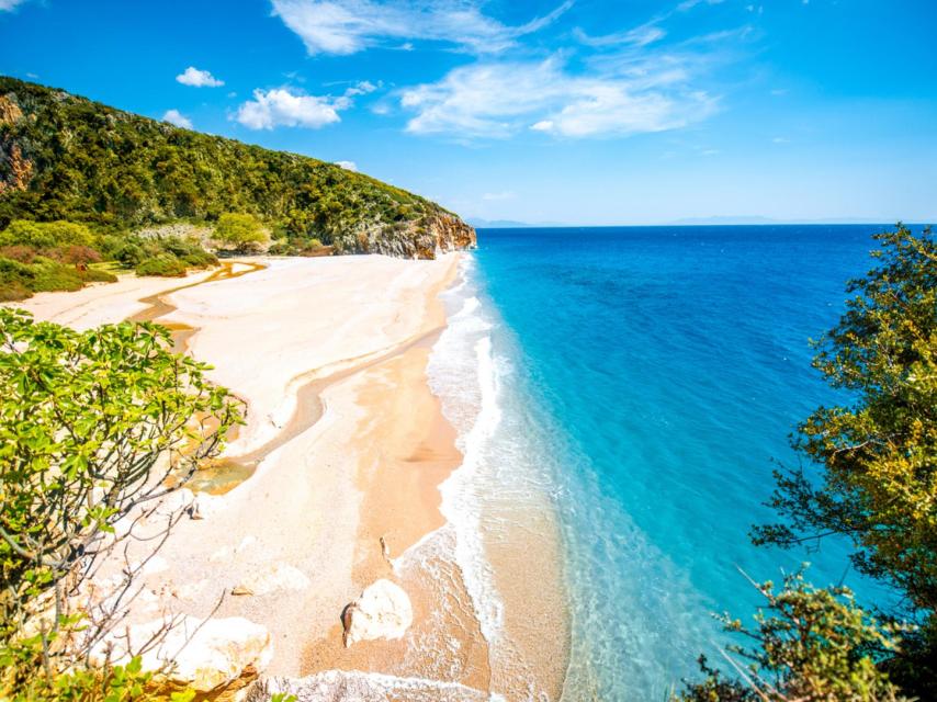 La playa de Gjipe.