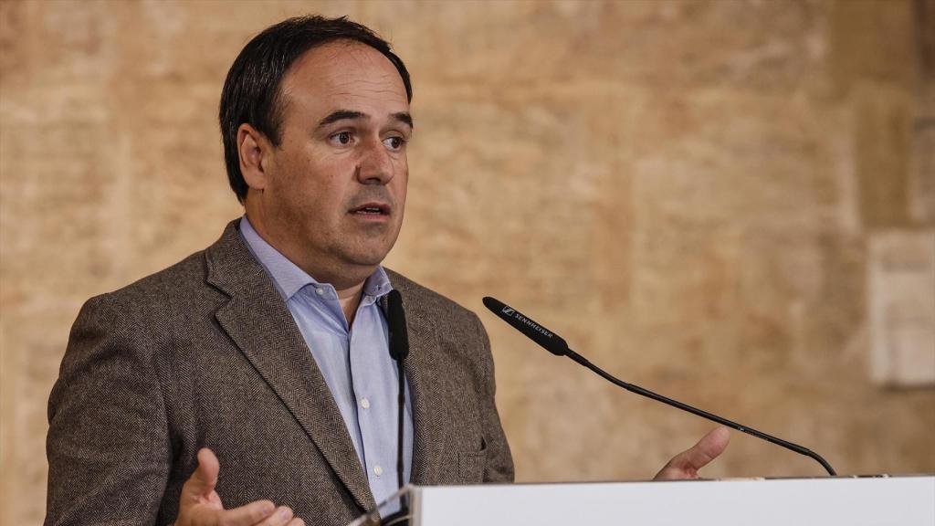 Juanfran Pérez Llorca, en el Palau de la Generalitat. Rober Solsona / EP
