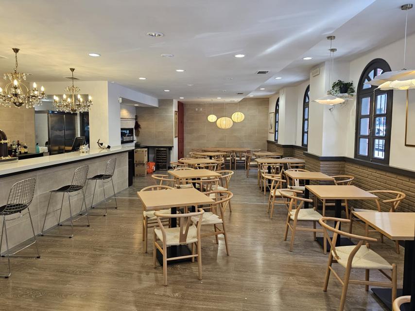 Interior del nuevo restaurante de NuMaru en Vigo