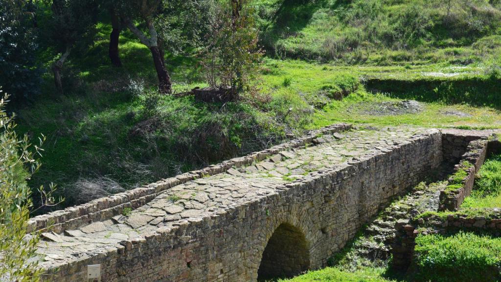 Puente pequeño de un solo arco en Mirógriba