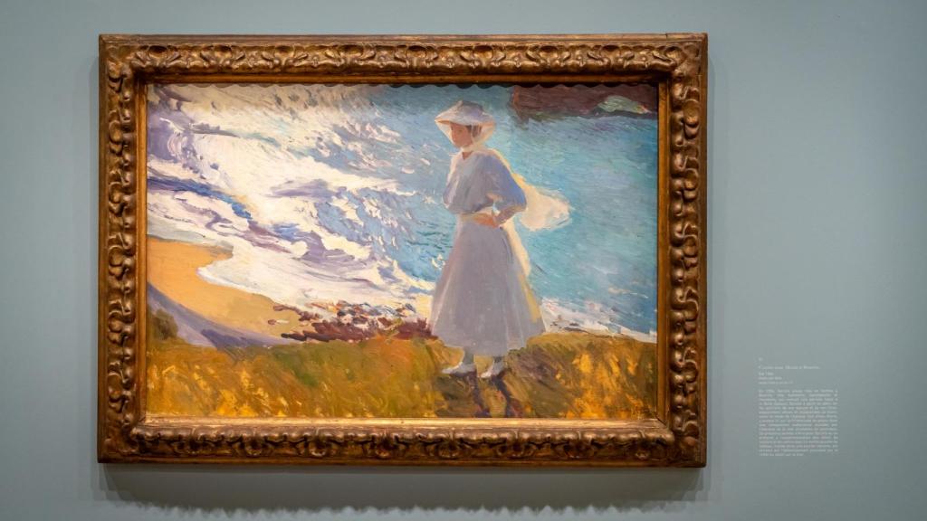 Uno de los cuadros de Sorolla en la exposición que ha abierto la Fundación Bemberg.