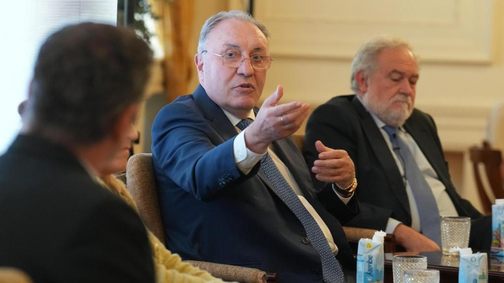 El presidente de Sidenor, Mirai y Talgo, José Antonio Jainaga, durante el foro ‘La energía eléctrica que Euskadi necesita’, 