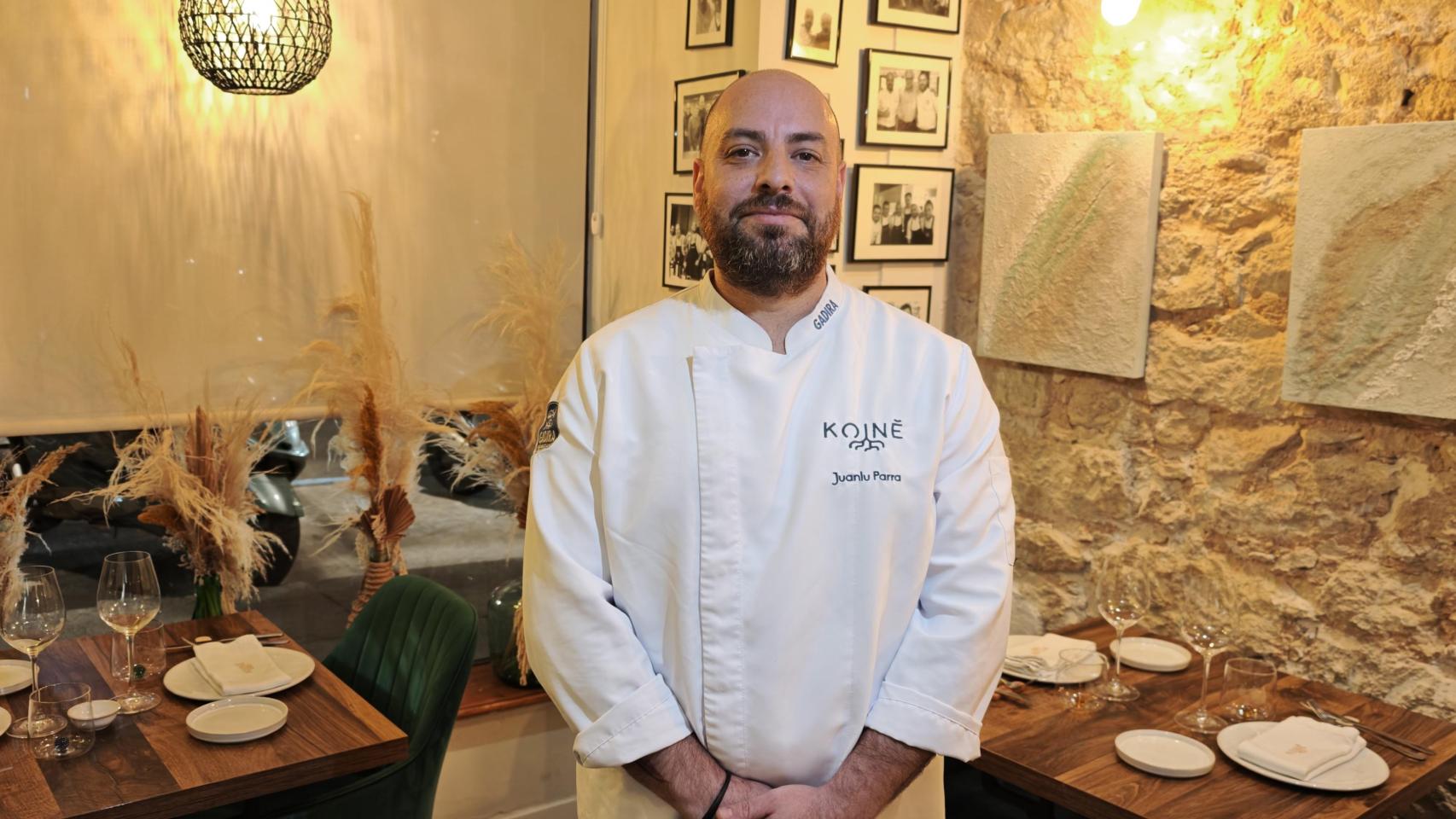 Juan Luis Parra, en su local Koiné en Alicante.