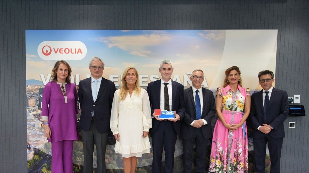 Directivos de Veolia en su nueva sede corporativa en Madrid.
