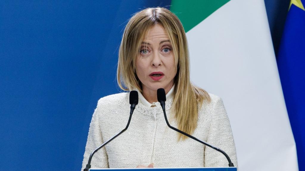 Primera Ministra de Italia, Giorgia Meloni, en Roma.