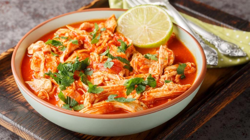 Pechuga de pollo guisada