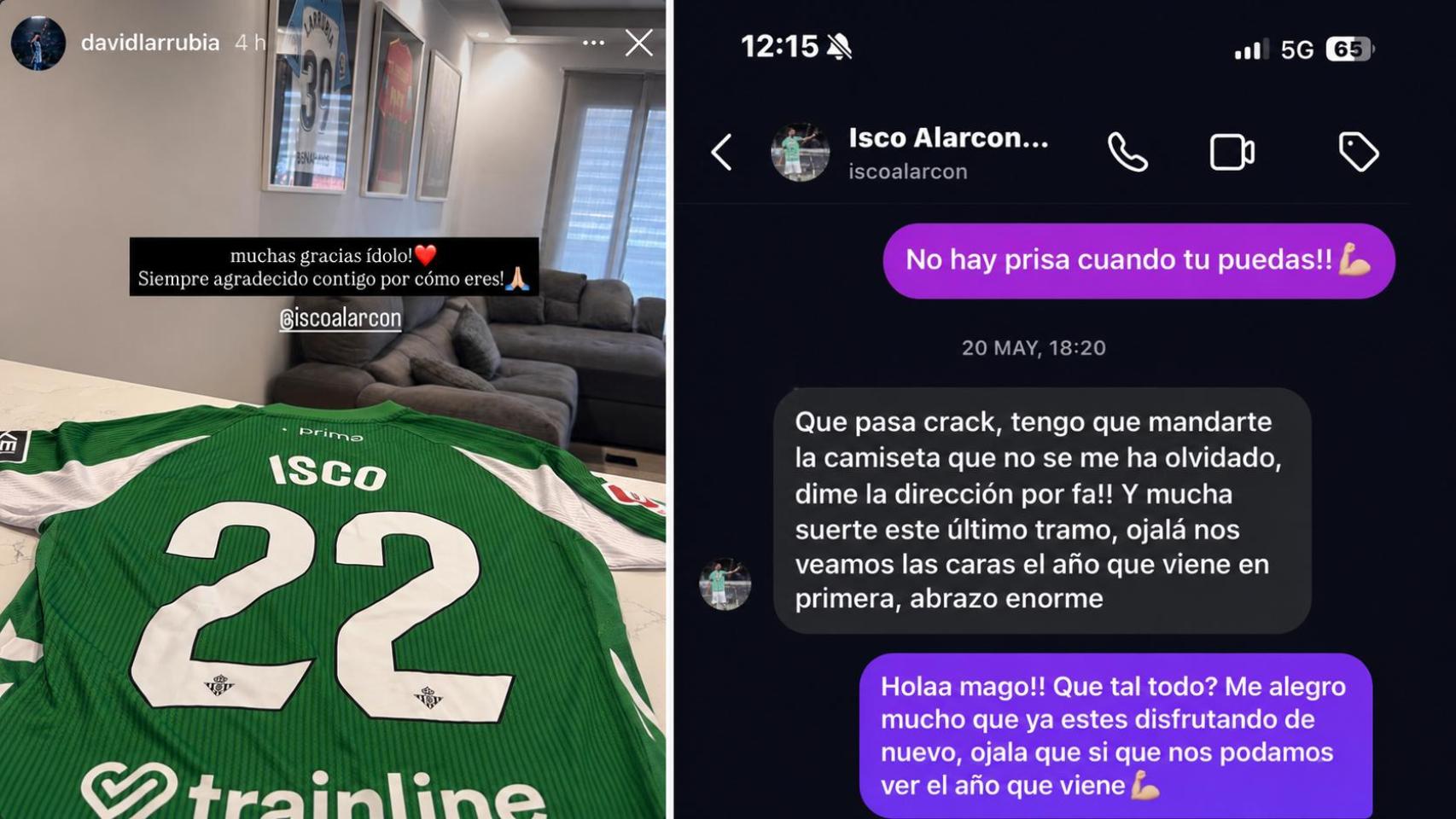 La historia subia por David Larrubia, jugador del Málaga CF