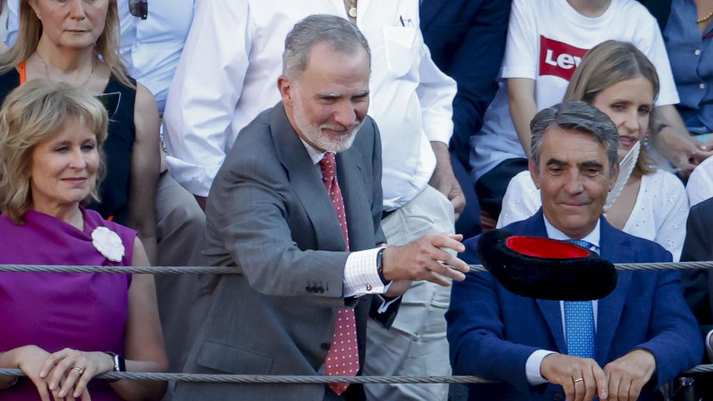 Felipe VI en la plaza de toros de Las Ventas