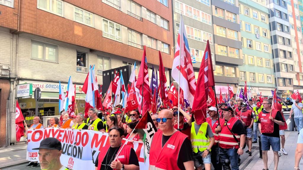 Manifestación del metal en A Coruña