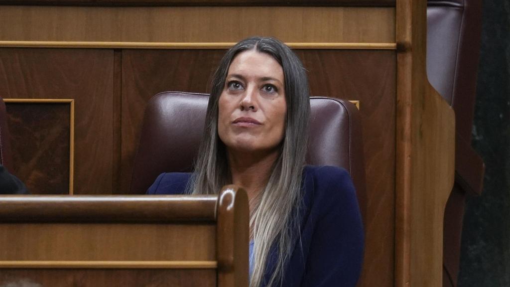 La portavoz parlamentaria de Junts, Míriam Nogueras, en el Congreso.