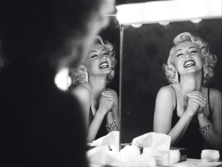 Marilyn Monroe, en una fotografía en blanco y negro.
