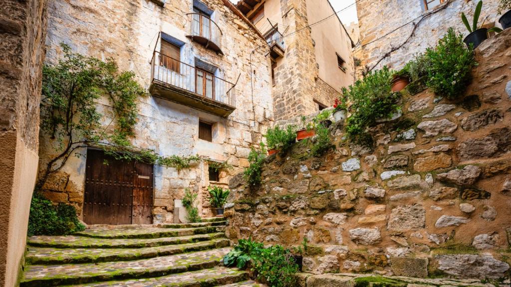 Casas en un pueblo.