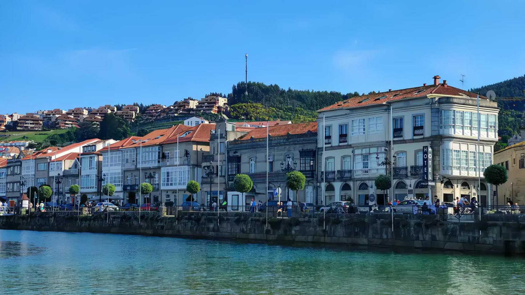 Paseo marítimo de Baiona.