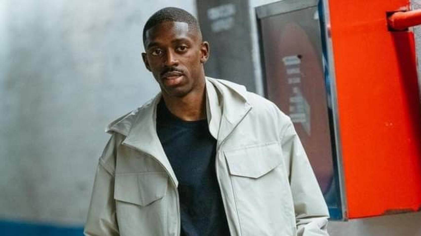 Ousmane Dembélé, durante su llegada a un partido.