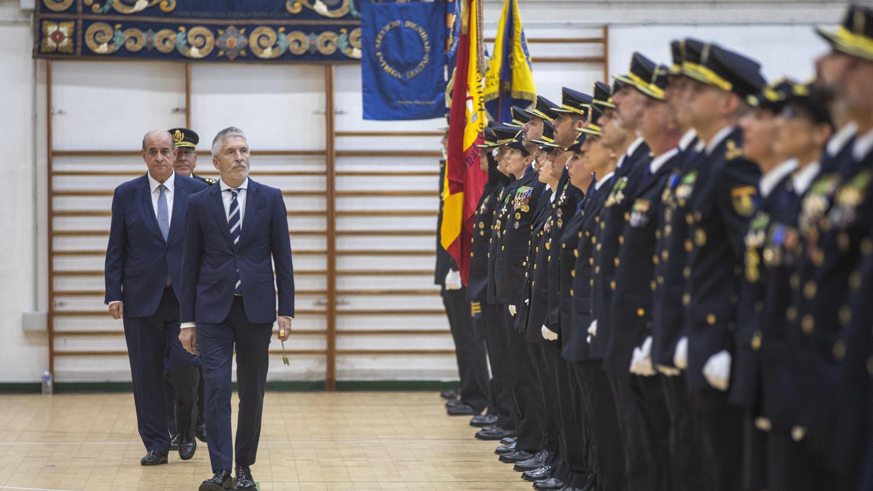  El ministro del Interior, Fernando Grande-Marlaska, preside el acto de jura o promesa de la XXXVII promoción de la Escala Ejecutiva de la Policía Nacional.