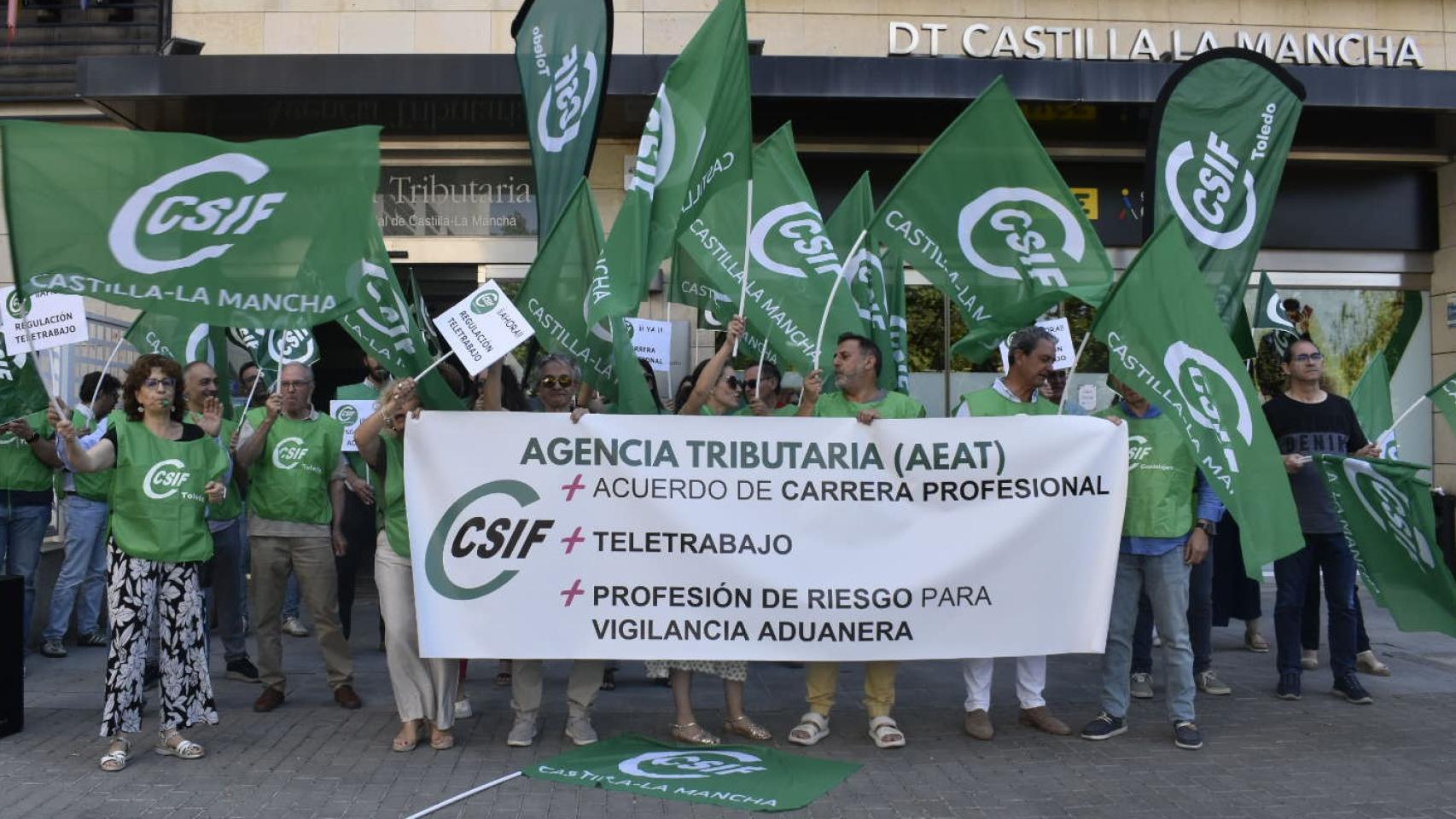Imagen de la concentración en Toledo.