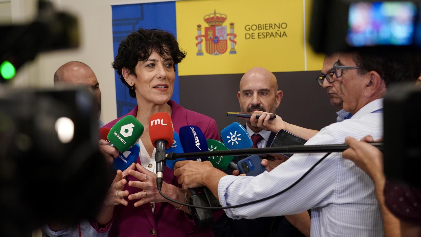 La ministra de Inclusión, Seguridad Social y Migraciones, Elma Saiz. 