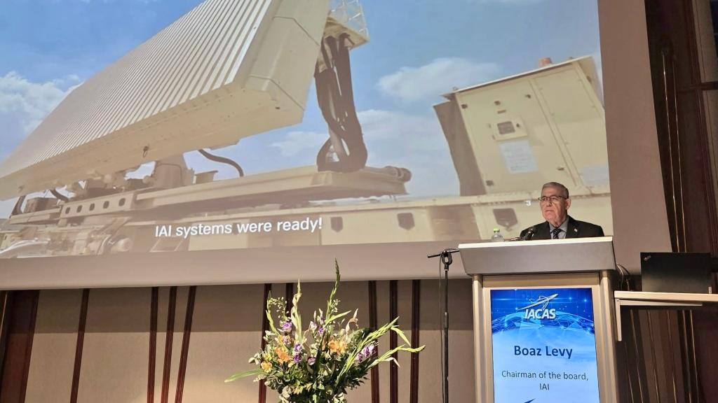 Boaz Levy, presidente del consejo de administración de Israel Aerospace Industries (IAI)