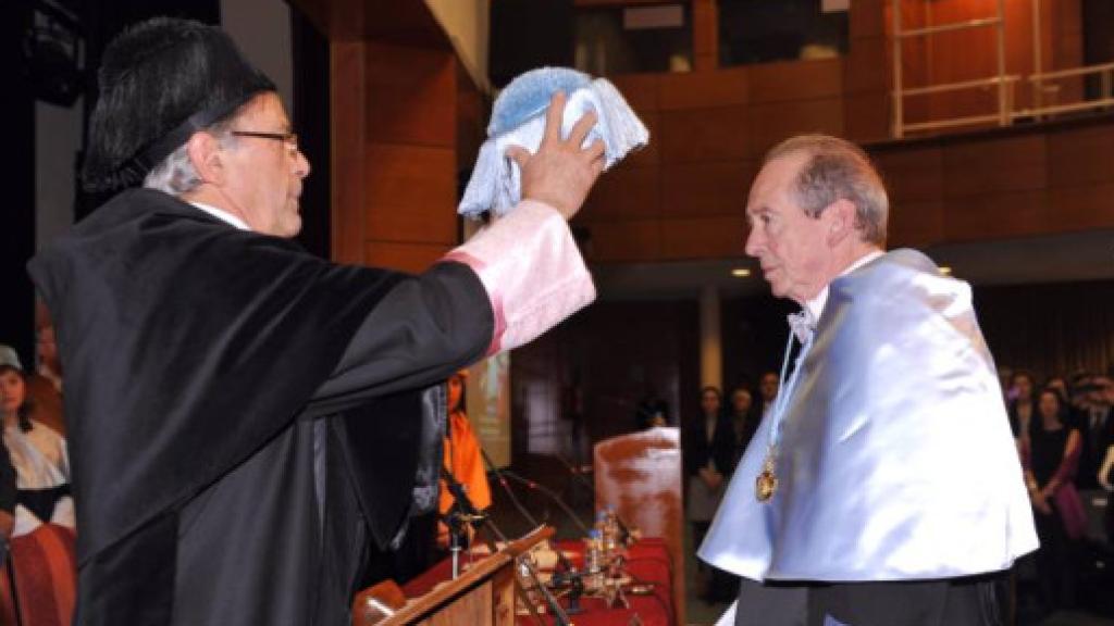 José Manuel Blecua fue investido 'honoris causa' en 2014 por la Universidad Carlos III de Madrid