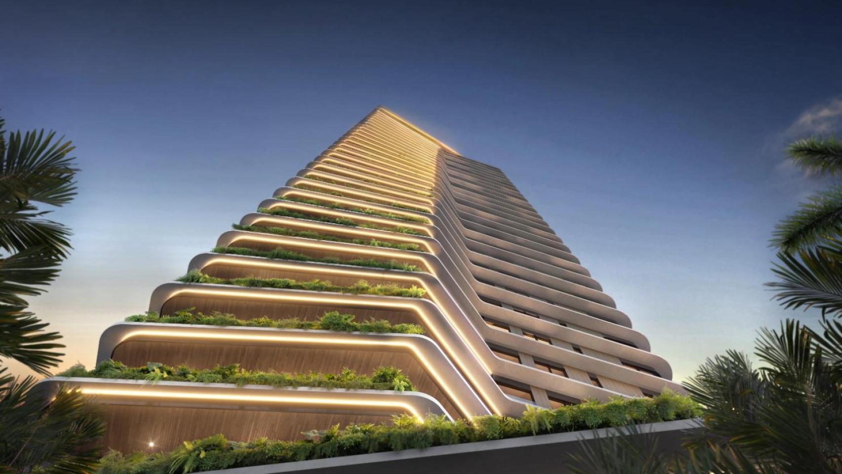 Imagen de uno de los edificios diseñados por Pininfarina. 