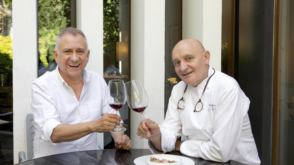 José Polo y Toño Pérez en Atrio.