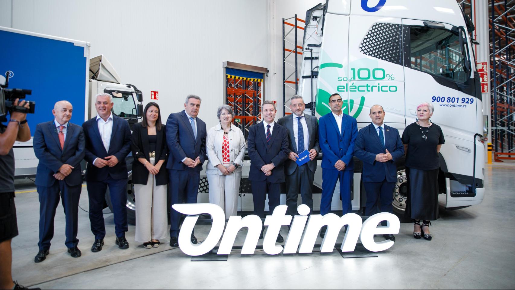 Inauguración de la nueva planta de Ontime. Foto: JCCM. 