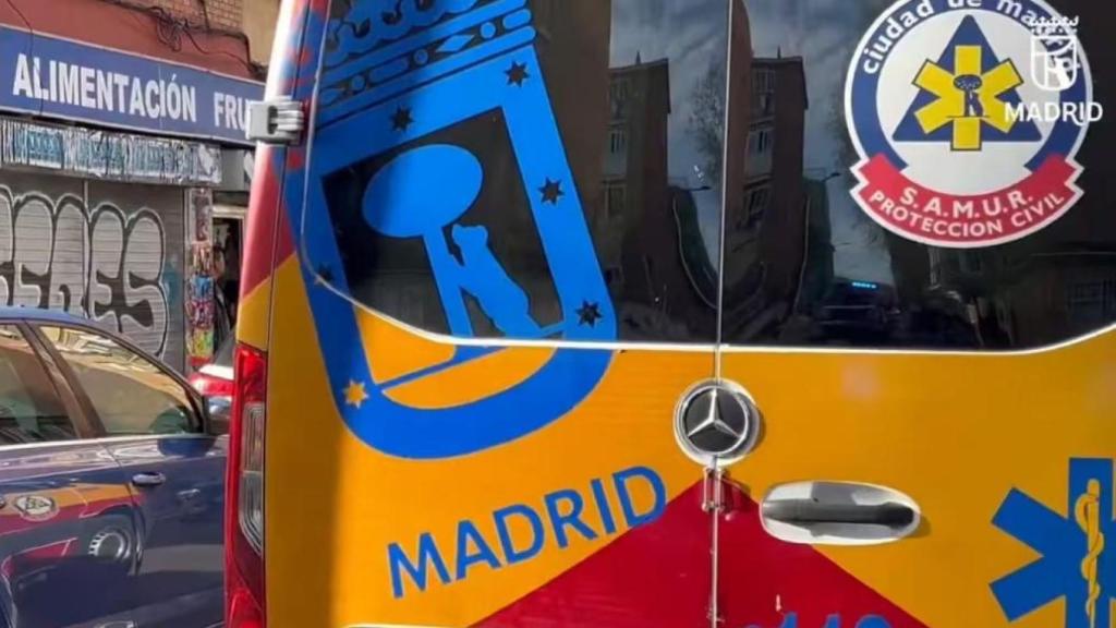 Ambulancia de Samur Protección Civil. 