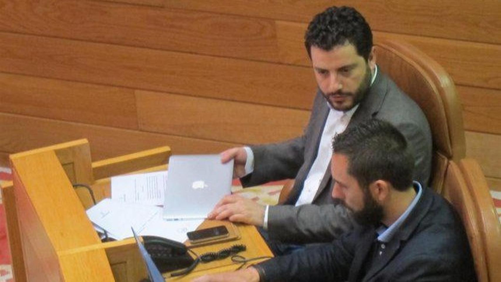 Emilio Vázquez Blanco en el Parlamento gallego en una imagen de 2015.