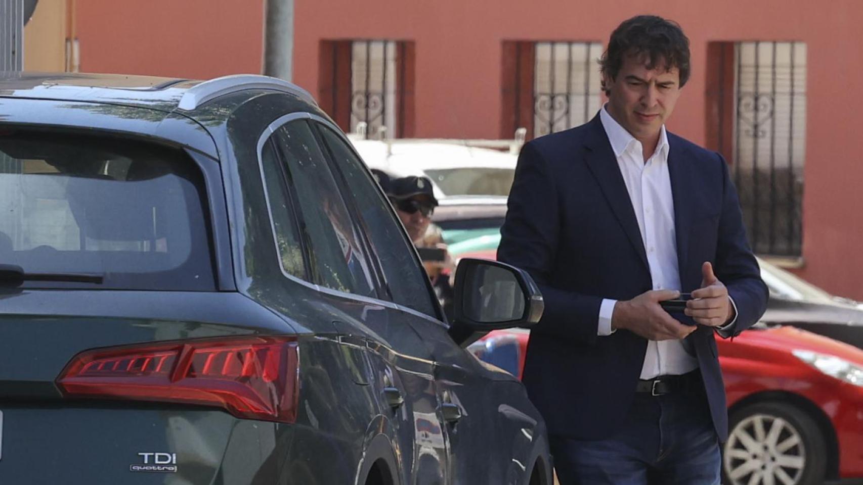 David Sánchez, el pasado jueves, en la Audiencia Provincial de Badajoz.