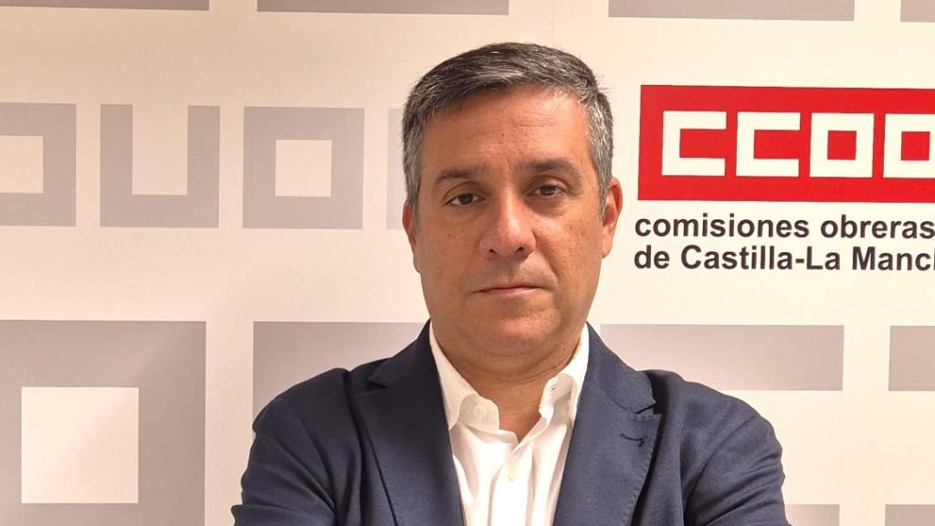 Javier Ortega, secretario General de CCOO Castilla-La Mancha. 