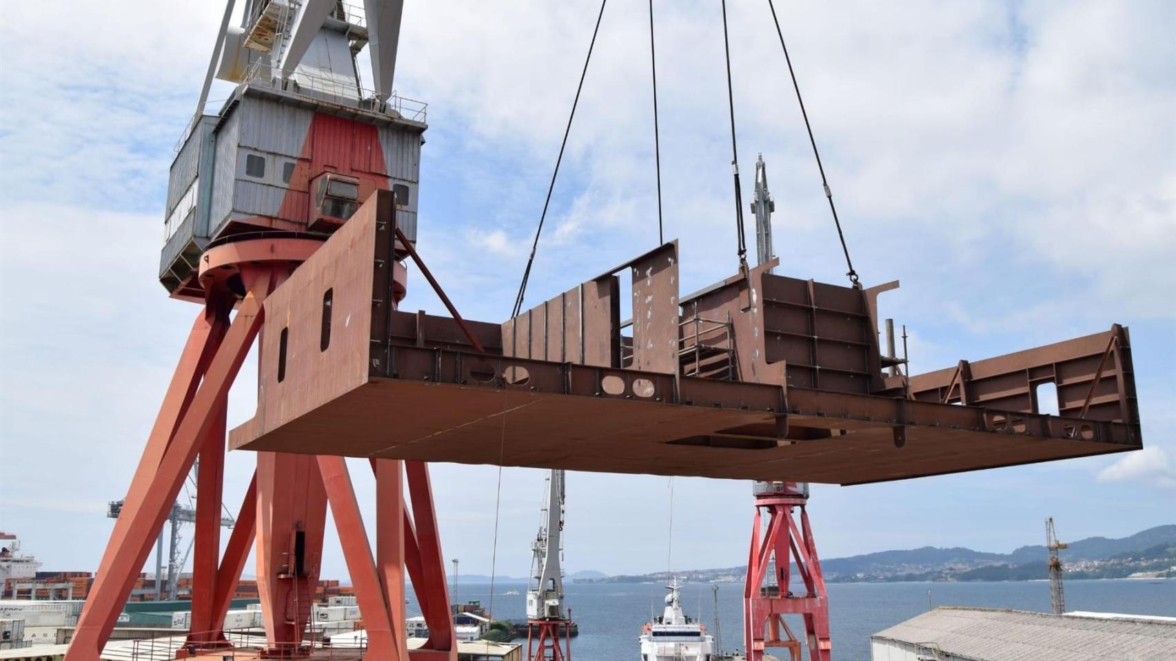 Instalaciones del Astillero San Enrique, en Vigo