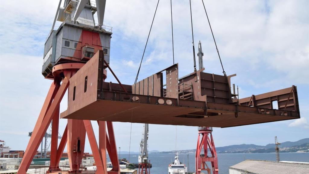  Instalaciones del Astillero San Enrique, en Vigo