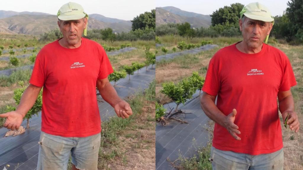 Montaje de Juan, agricultor.