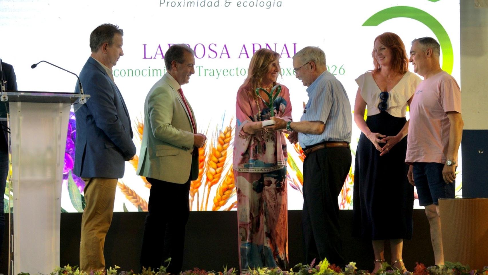 Entrega del  Premio Trayectoria PROXECO 2026 a la empresa de maquinaria agrícola Larrosa Arnal.