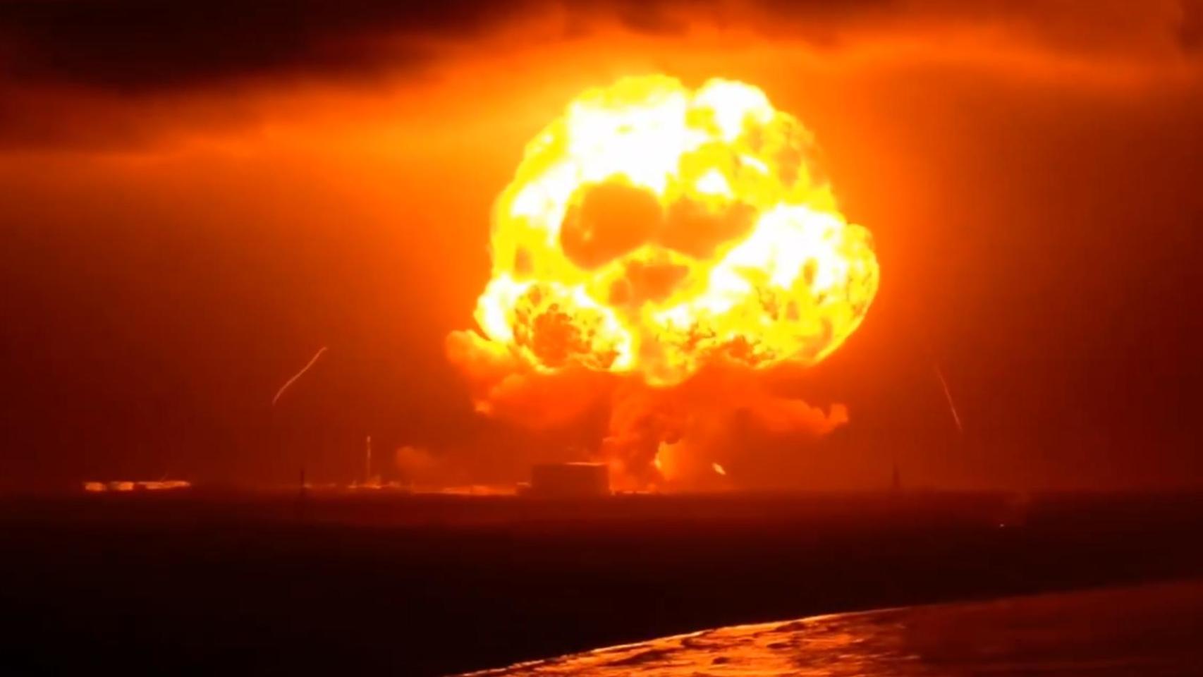 Explosión del New Glenn 