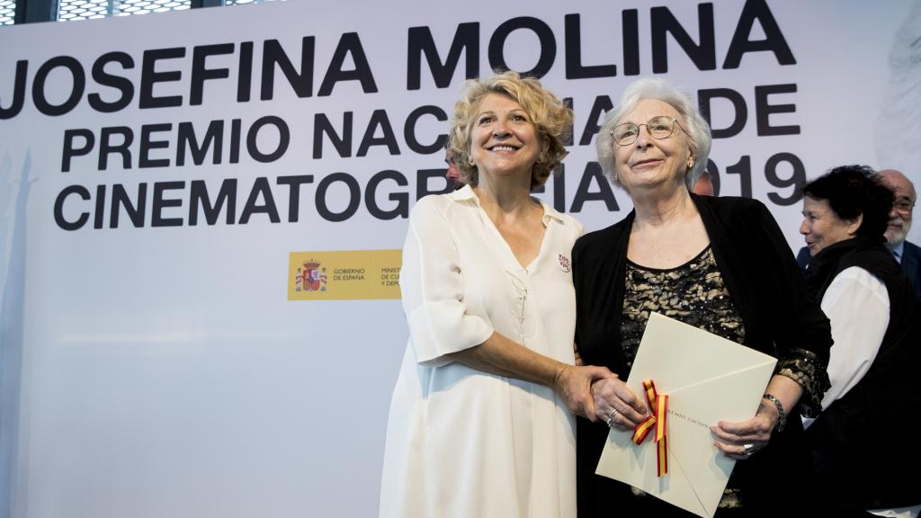 Josefina Molina recibió el Premio Nacional de Cinematografía en septiembre de 2019.