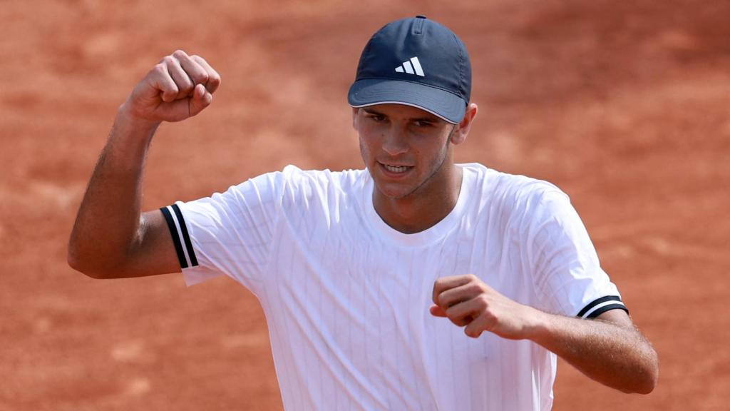 Rafa Jódar, en Roland Garros.